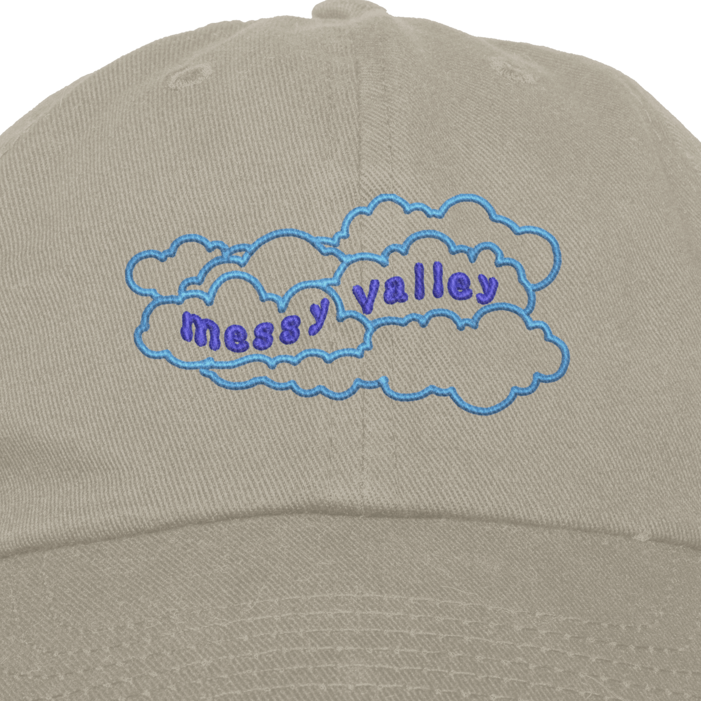 Embroidered Cloud Dad Hat