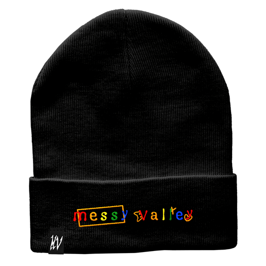 Canvas Embroidered Beanie