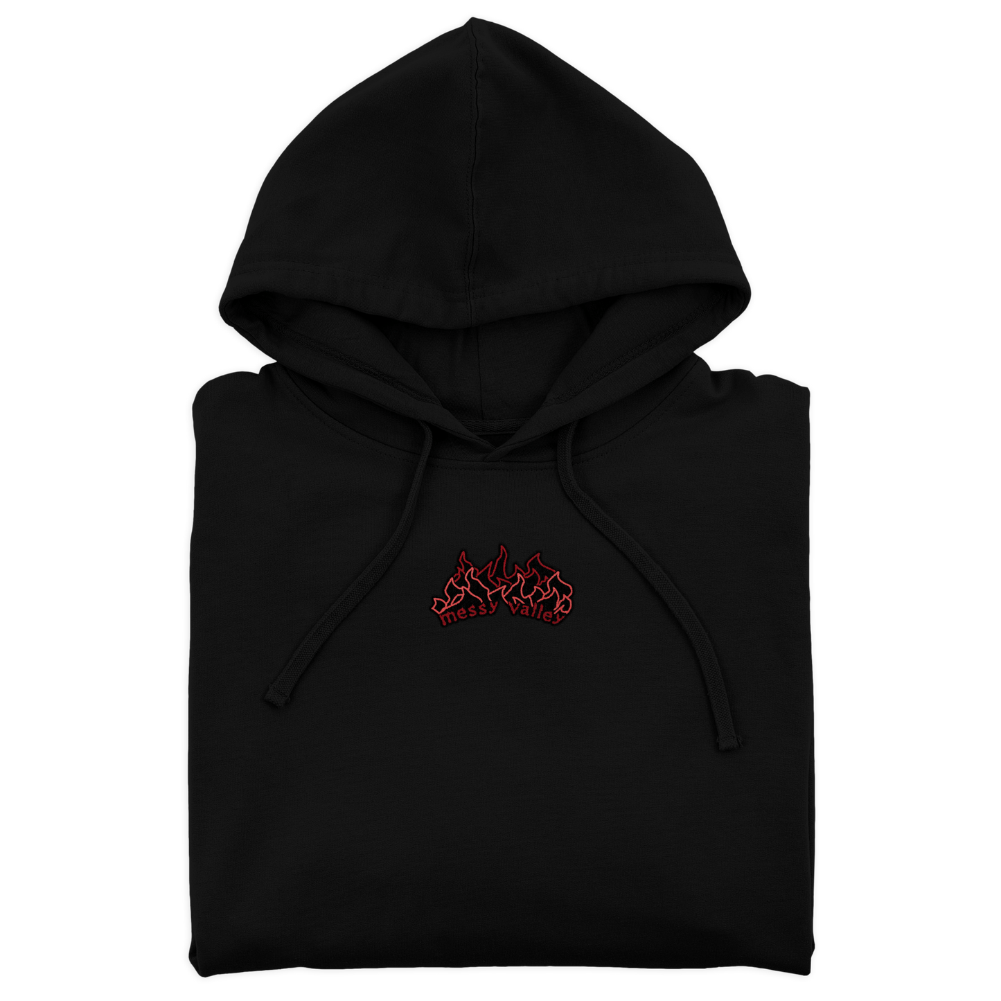 Classic Embroidered Flame Hoodie